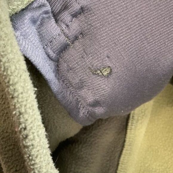 The North Face Two Tones Green Full Zip Fleece Jacket Women Size Medium - Picture 4 of 9